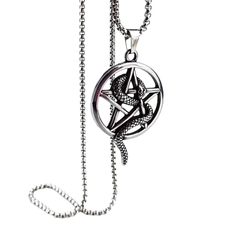 Vintage Personality Snake Necklace-2
