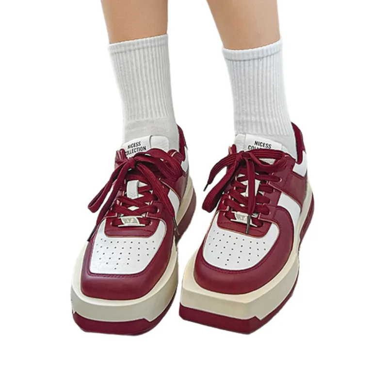Mandarin Duck Square Round toe Sneakers-10