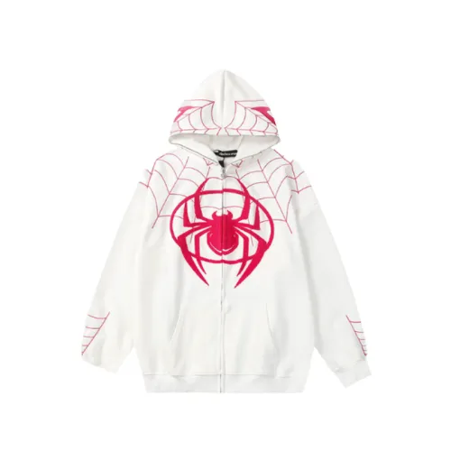 Retro Spider Heavy Cardigan Hoodie