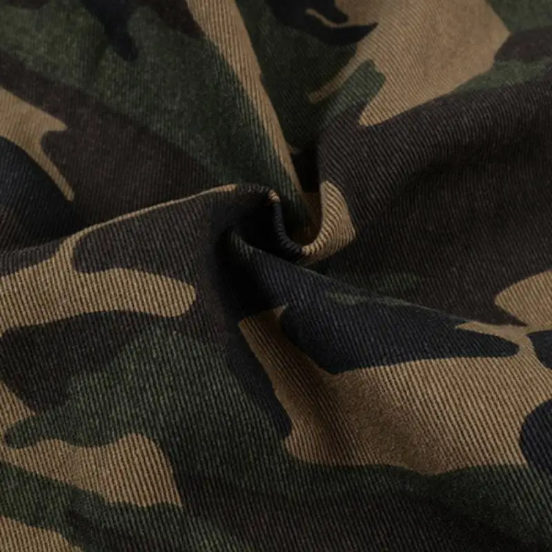 Loose Camouflage Patchwork Pants-3
