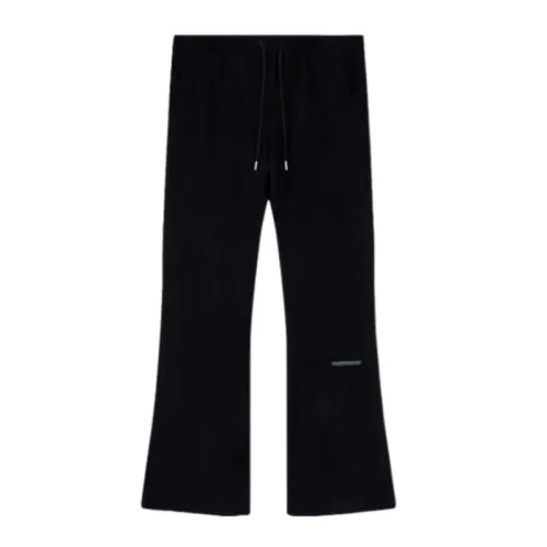 PASET Fleece-lined Knitted Pants Micro-drawstring Casual Pants