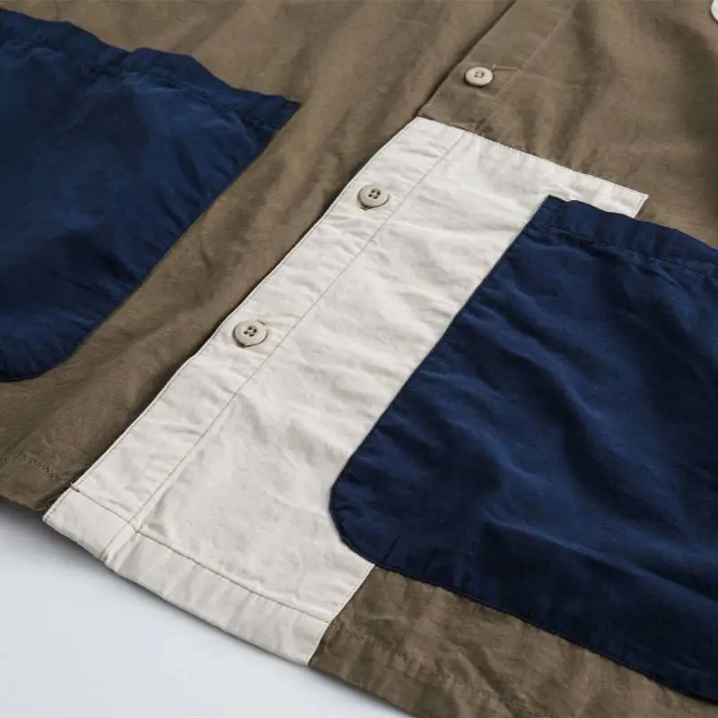 Multi Pocket Workwear Short Sleeved Shirt-2