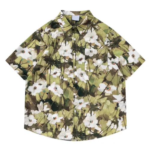 Loose Floral Print Shirt