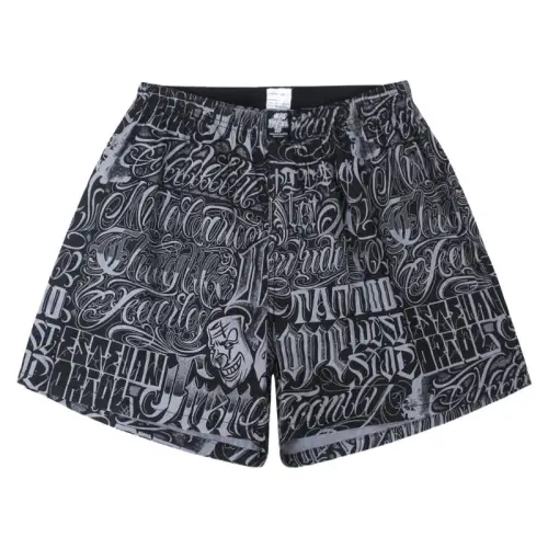 Street Letter Full Print Loose Shorts