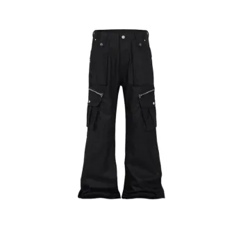 Neutral Casual Multi Pocket Pants