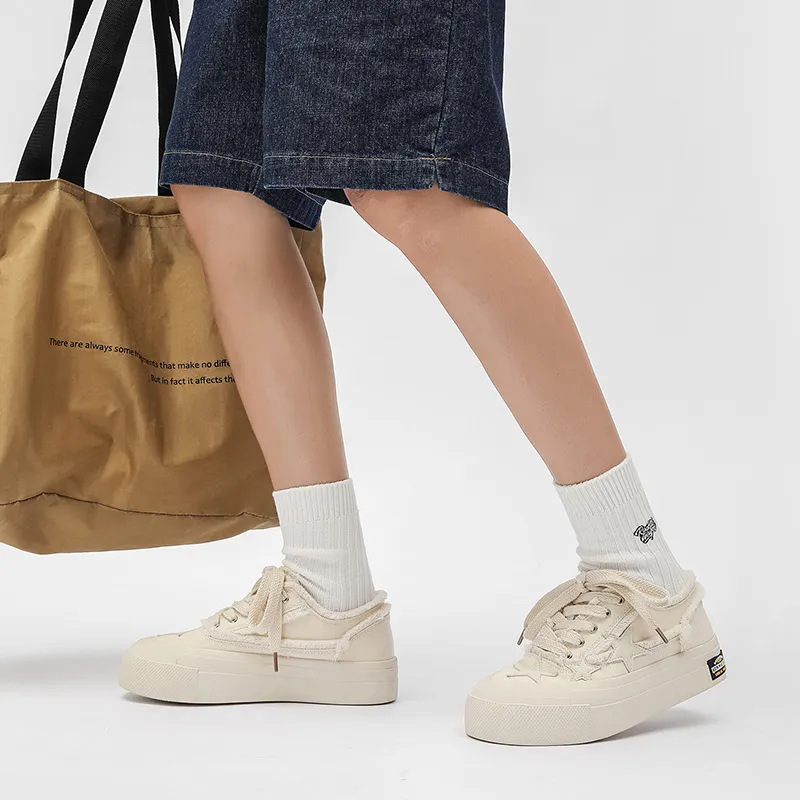 New Niche Classic Color Star Board Shoes-2