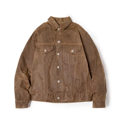 Yellowstone Thick Canvas Vintage Oil Wax Jacket