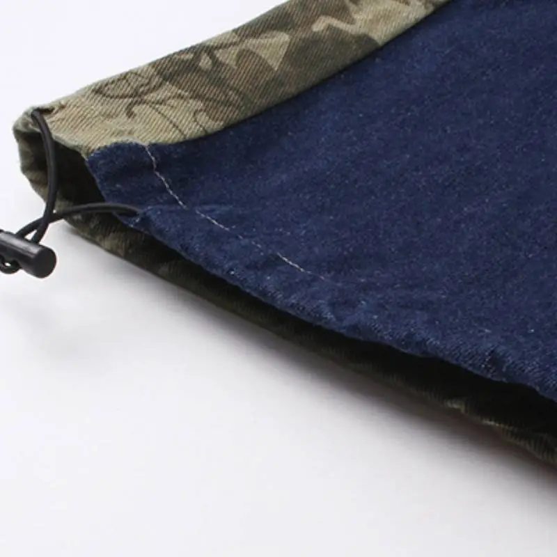 Retro Multi Pocket Loose Pants-5