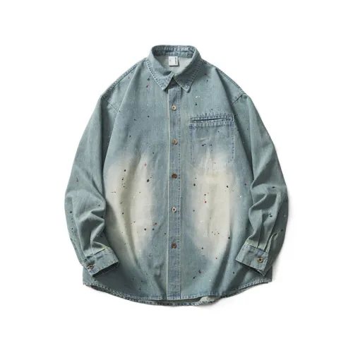 Retro Washed Denim Shirt