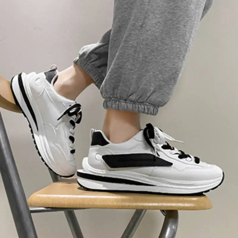 Casual Thick Sole Increased Torre Shoes-3
