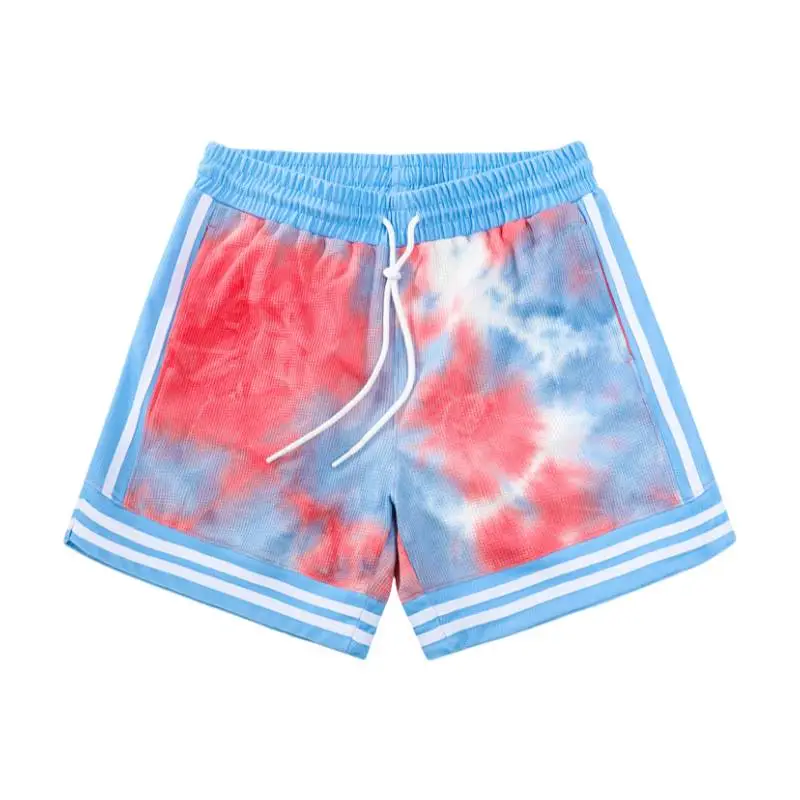 Tie Dye Versatile Mesh Breathable Shorts-3