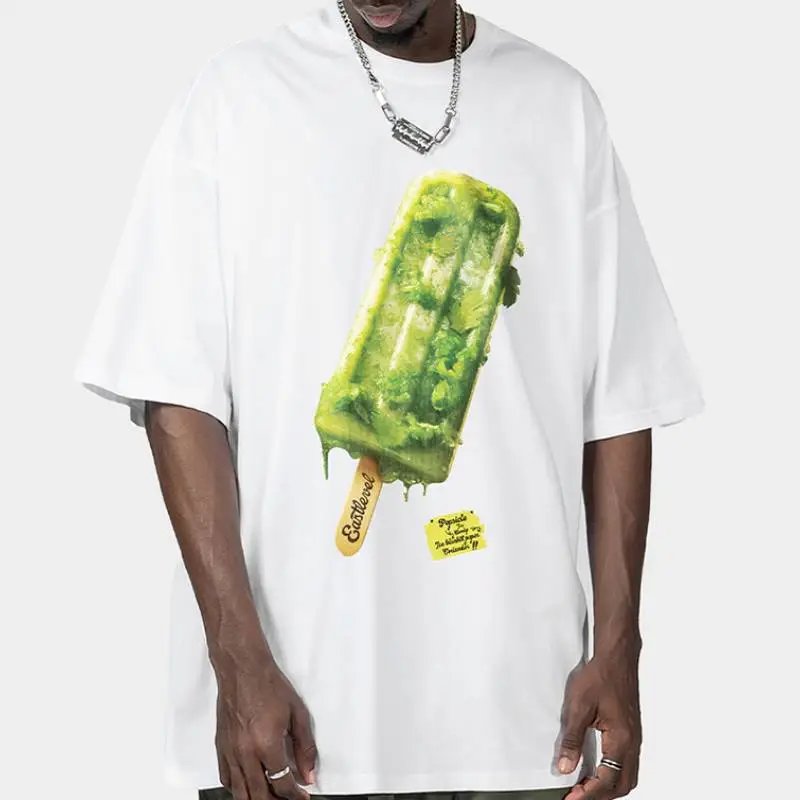 Fashion Hip Hop Niche Short Sleeved T Shirt-8