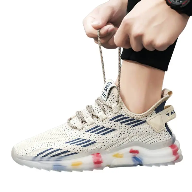 Breathable Mesh Rainbow Running Shoes-6