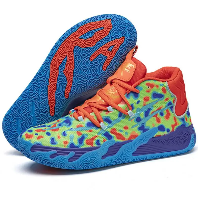 High Top Mesh Running Shoes-13