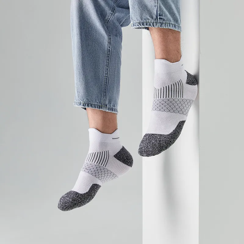 Casual Colorblock Nylon Basketball Socks-2