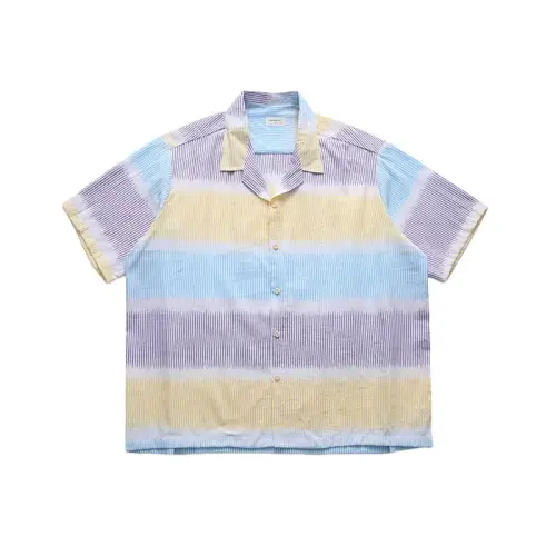 Cuban Collar Short-Sleeved