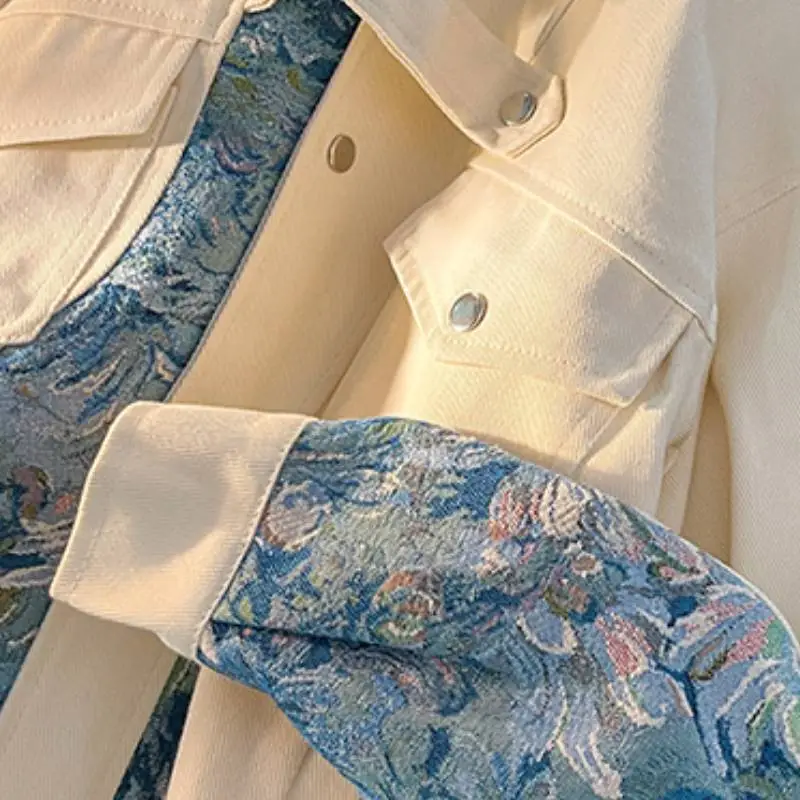 Trendy Style Embroidered Jacket-3