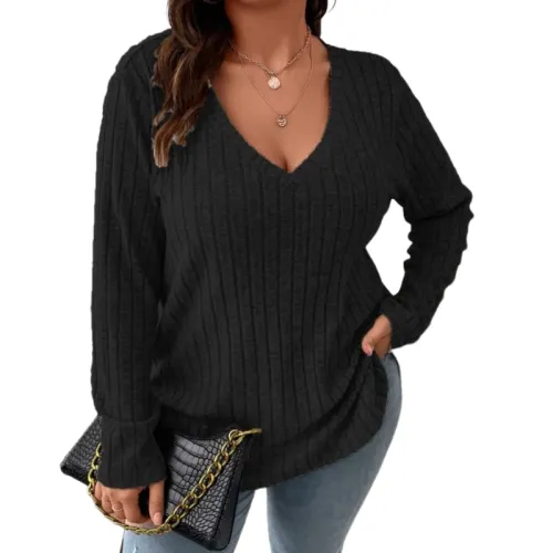 Plus Size Loose Sweater