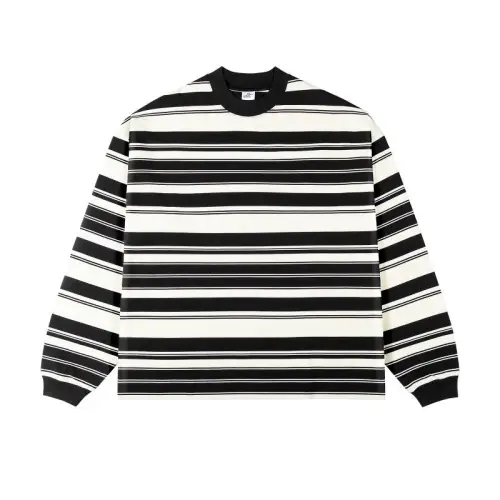 Striped Oversize Long Sleeve T-shirt