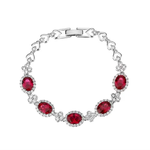 Retro Corundum Full Diamond Bracelet