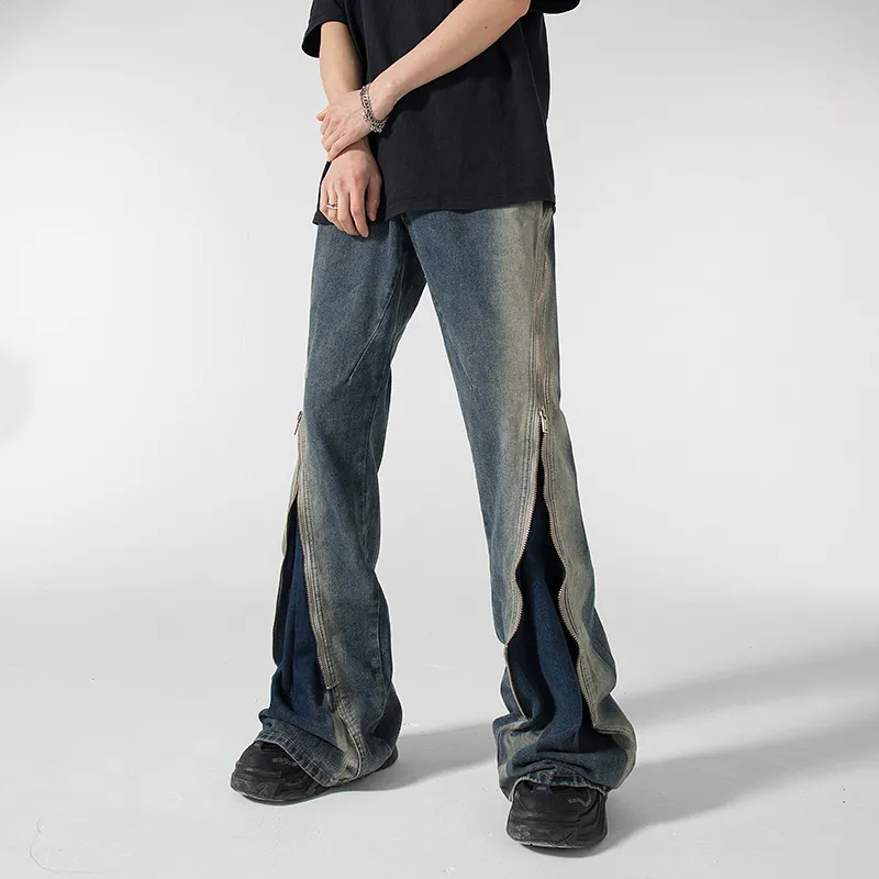 Loose Retro Straight Jeans-1