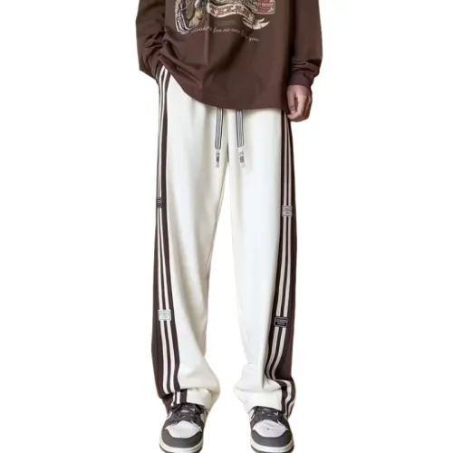 Straight Casual Striped Sports Long Pants