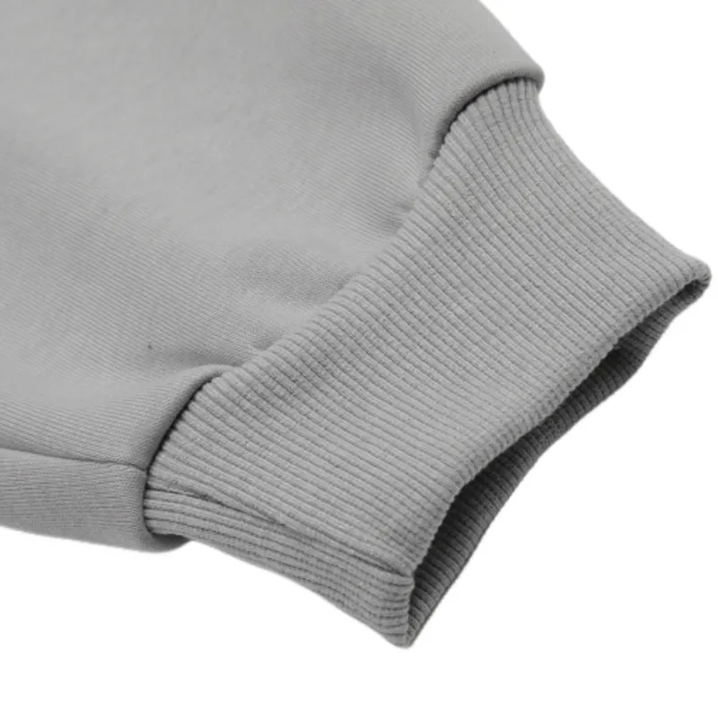 Stitching Color Raglan Sleeve High Collar Hooded Sweater-3