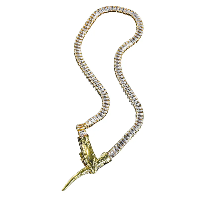 Trendy Zircon Pendant Necklace-3