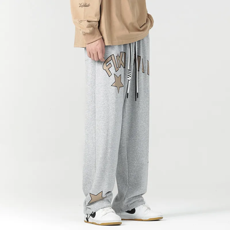Casual Simple Drawstring Sweatpants-8