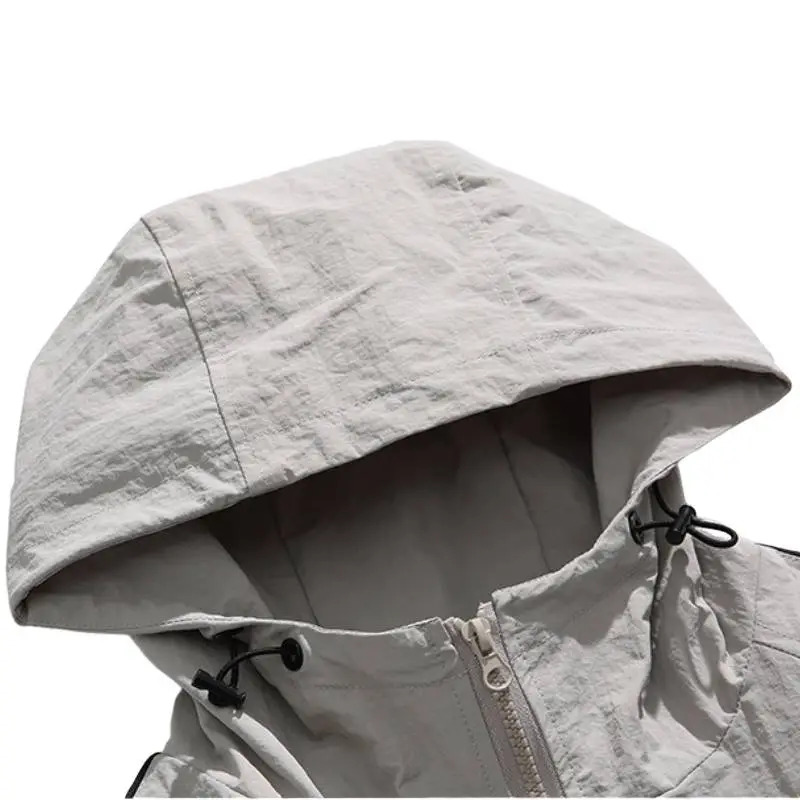 Vintage Outdoor Hooded Cargo Jacket-5