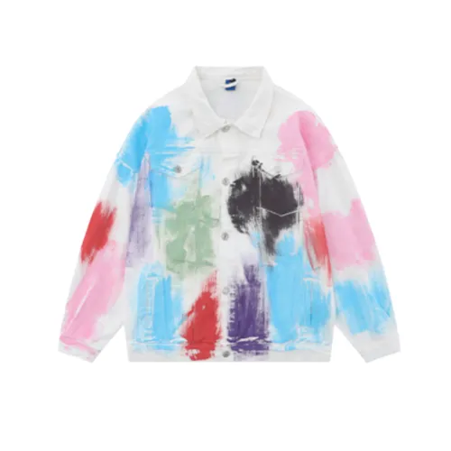 Painted Spray Denim Jacket