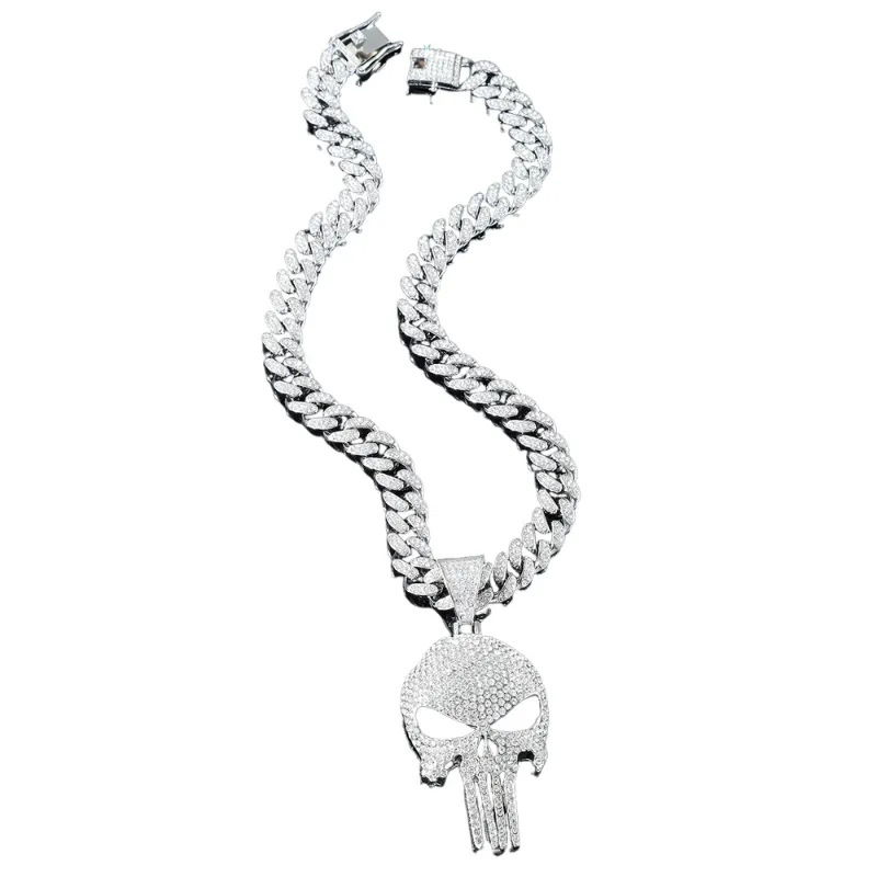 Skull Cuban Pendant Chain-1