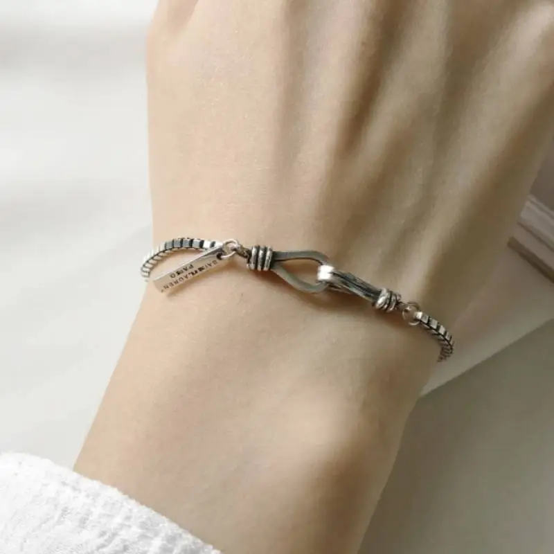 Trendy Retro Cuban Bracelet-2