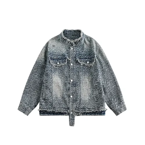 Denim Print Jacket