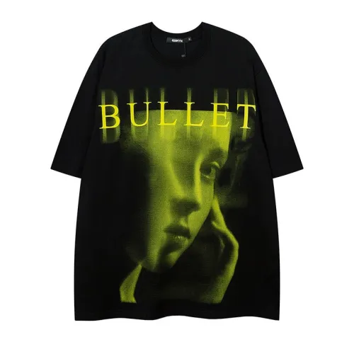 Blockbuster Retro Figure Printed Oversize Short Sleeve T-shirt