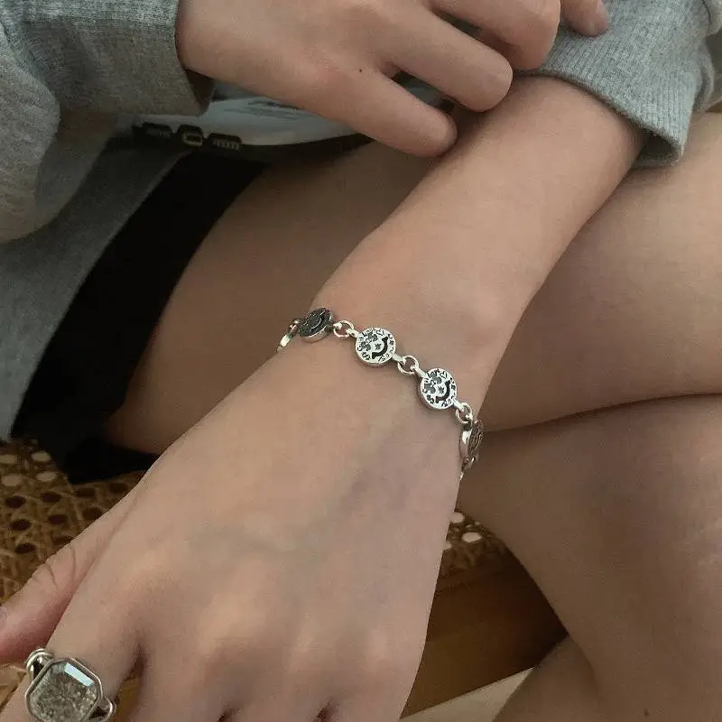 Retro Graffiti Hip Hop Bracelet-3