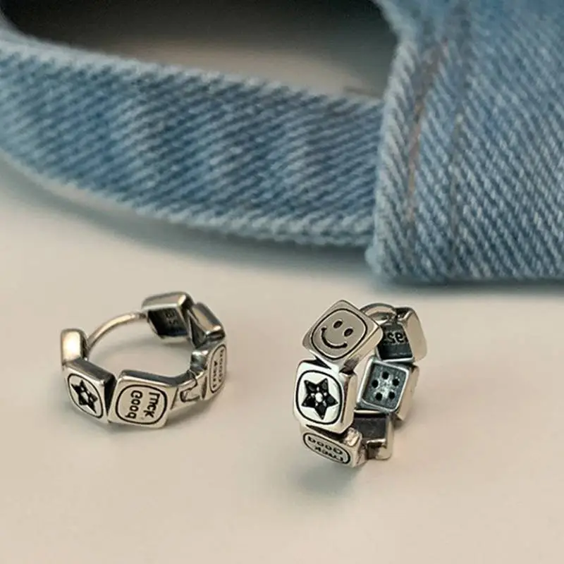 Trendy Five Pointed Star Earrings-4
