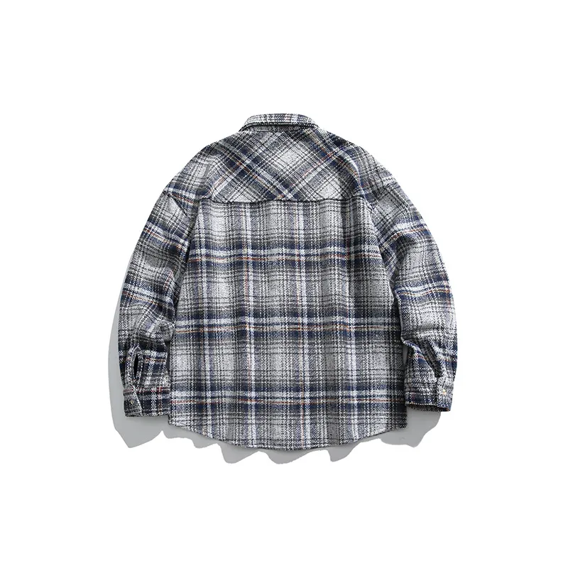 Vintage Long Sleeve Cardigan Shirt-1