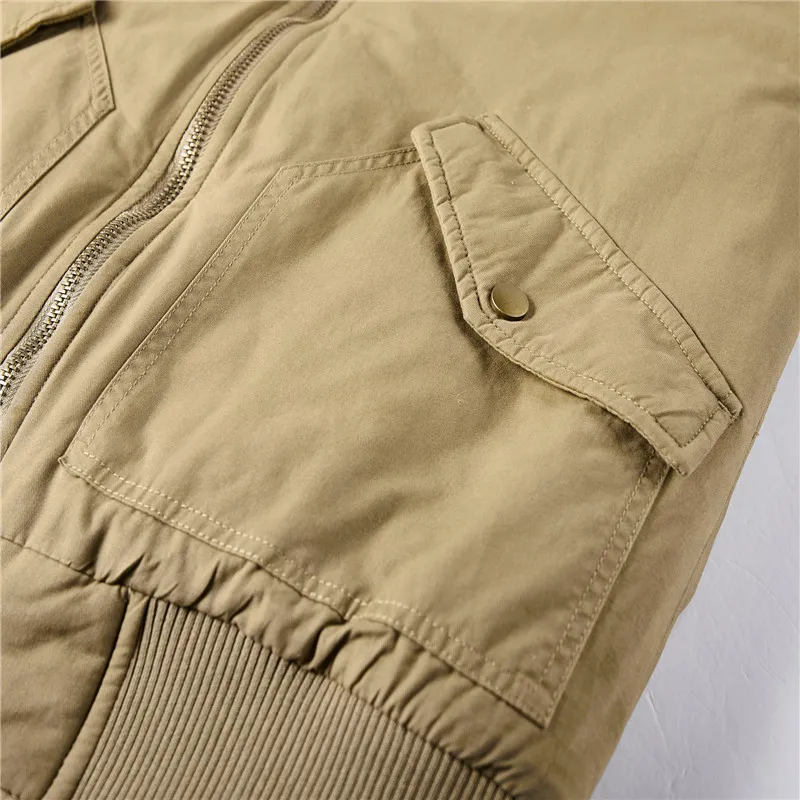Retro Tooling Thickened Cotton Coat-8