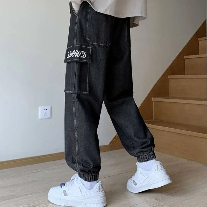 Loose Casual Elasticized Pants-9