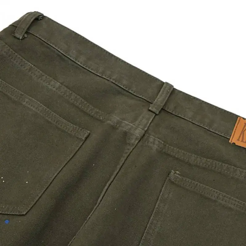 Retro Ink Splashed Jeans-3