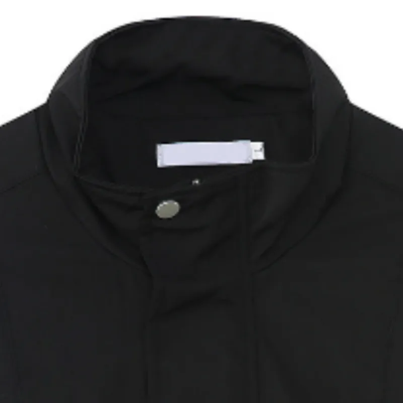 New Arrival Multiple Zippers Stand Up Collar Loose Casual Jacket-4