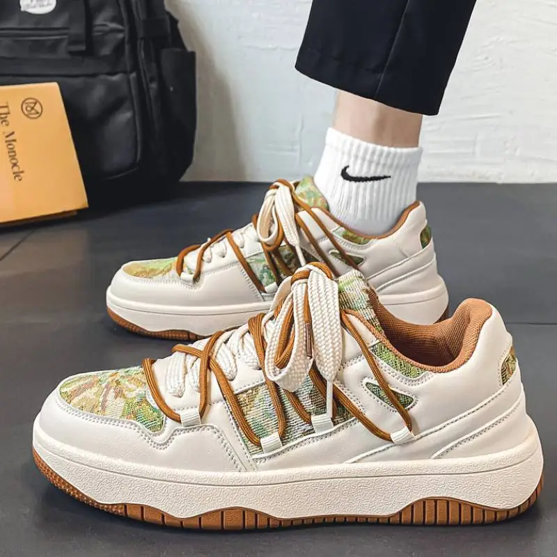 Fashion Thick Bottom Niche Low top Casual Sneaker-1