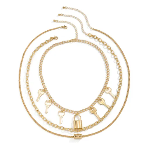 Versatile Pendant Clavicle Necklace Set