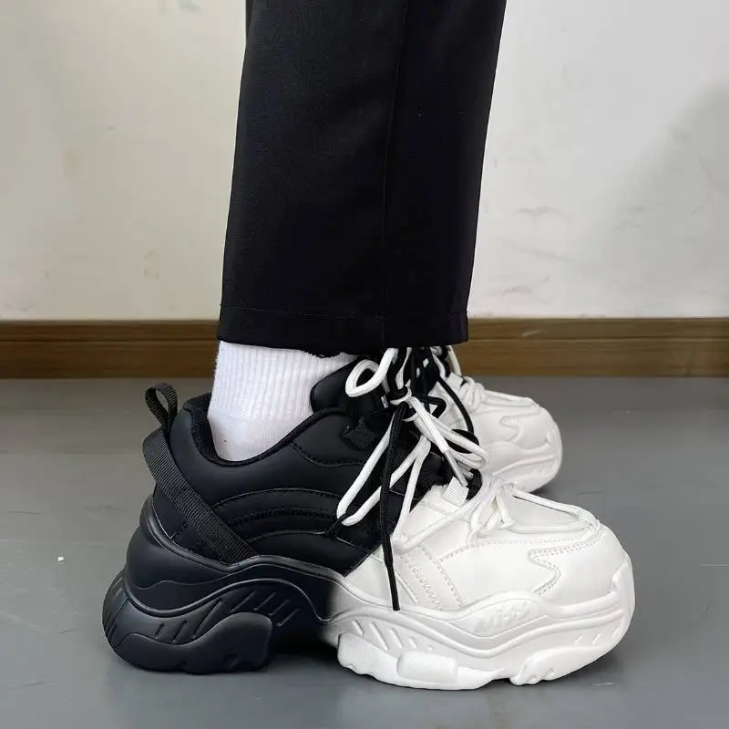 Ins Style Sneakers with Height Boost-5