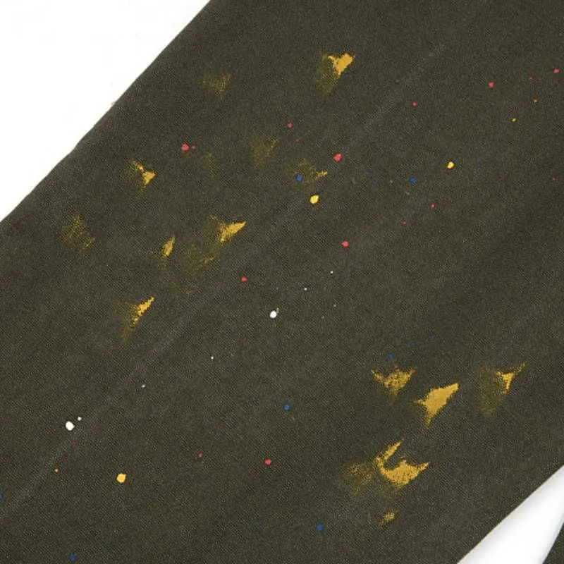 Retro Ink Splashed Jeans-2