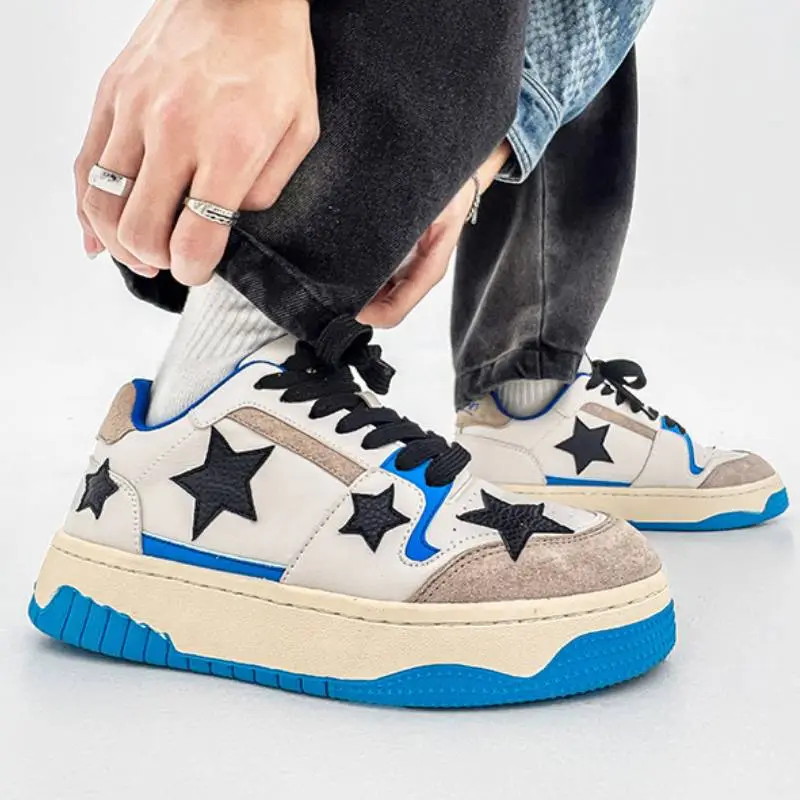 Trend Fashionable Star Casual Skate Shoes-2