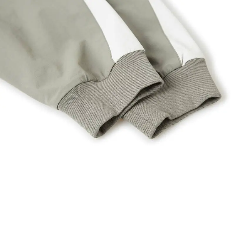 Fashion Raglan Sleeve Color Contrast Casual Loose Shirt-3