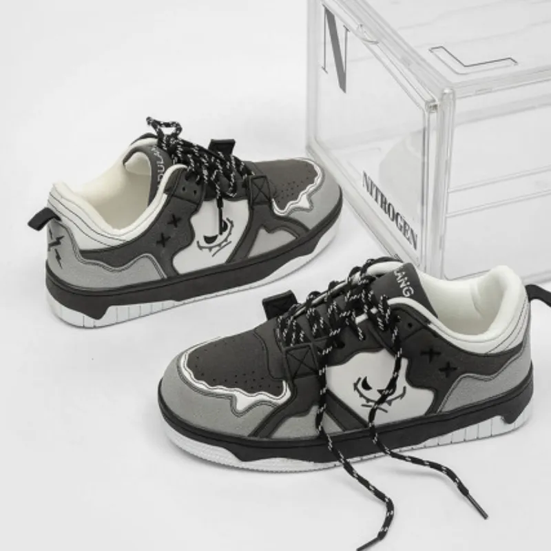 Trendy All match Original Niche Design Sense Casual Platform Board Shoes-2