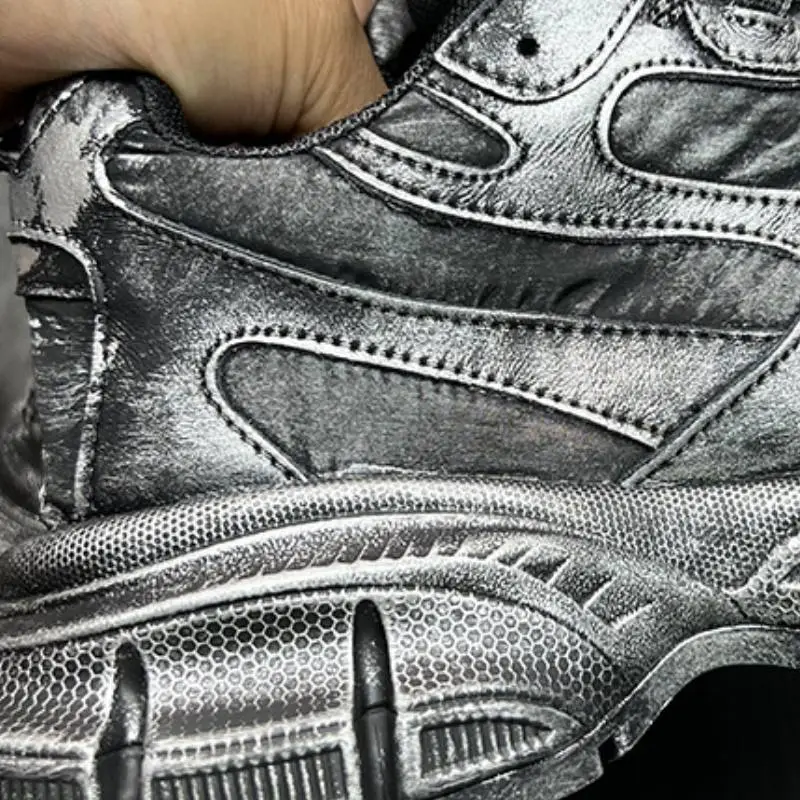 Trendy Thick Soled Sports Shoes-3